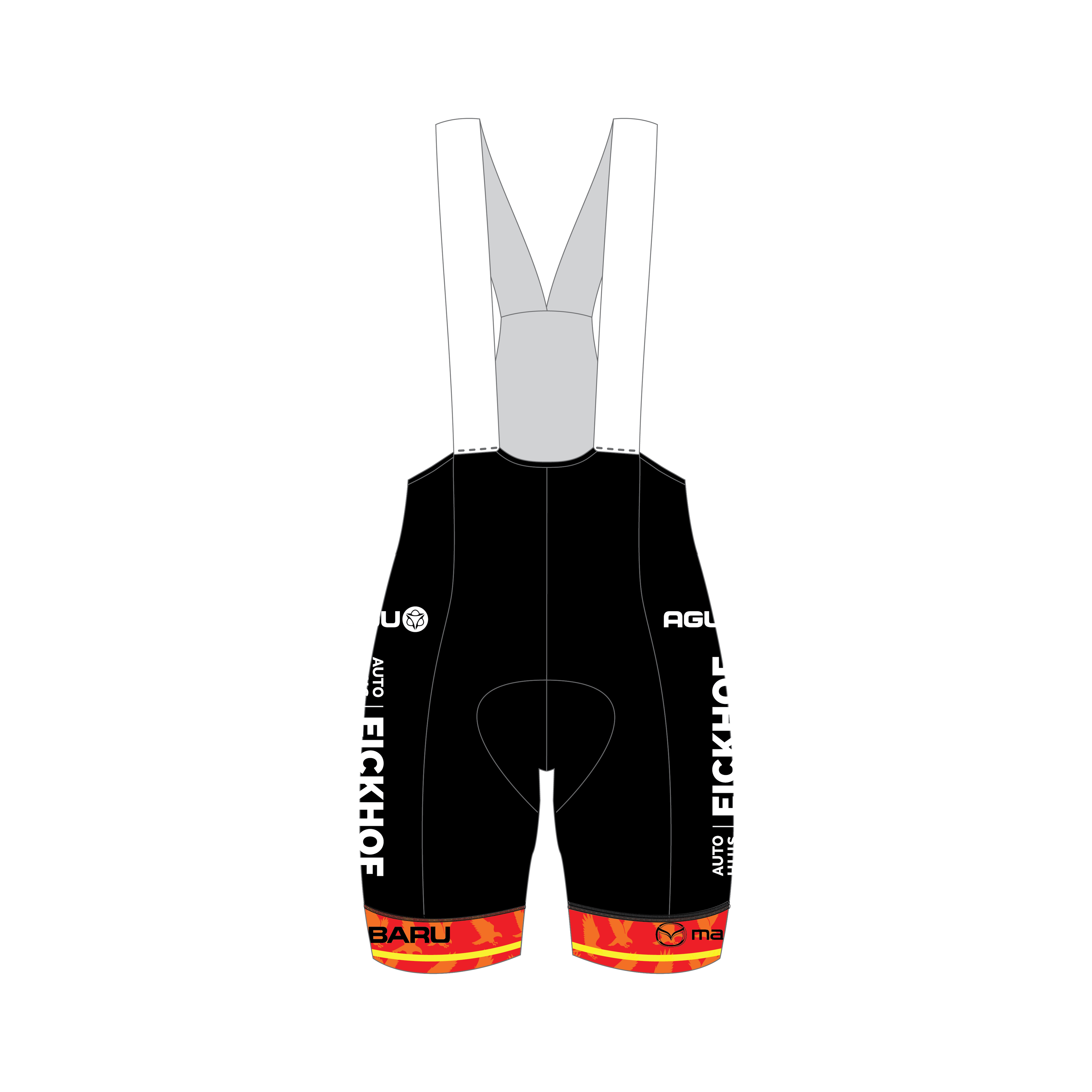 Elite bibshort - sublimatiepanelen