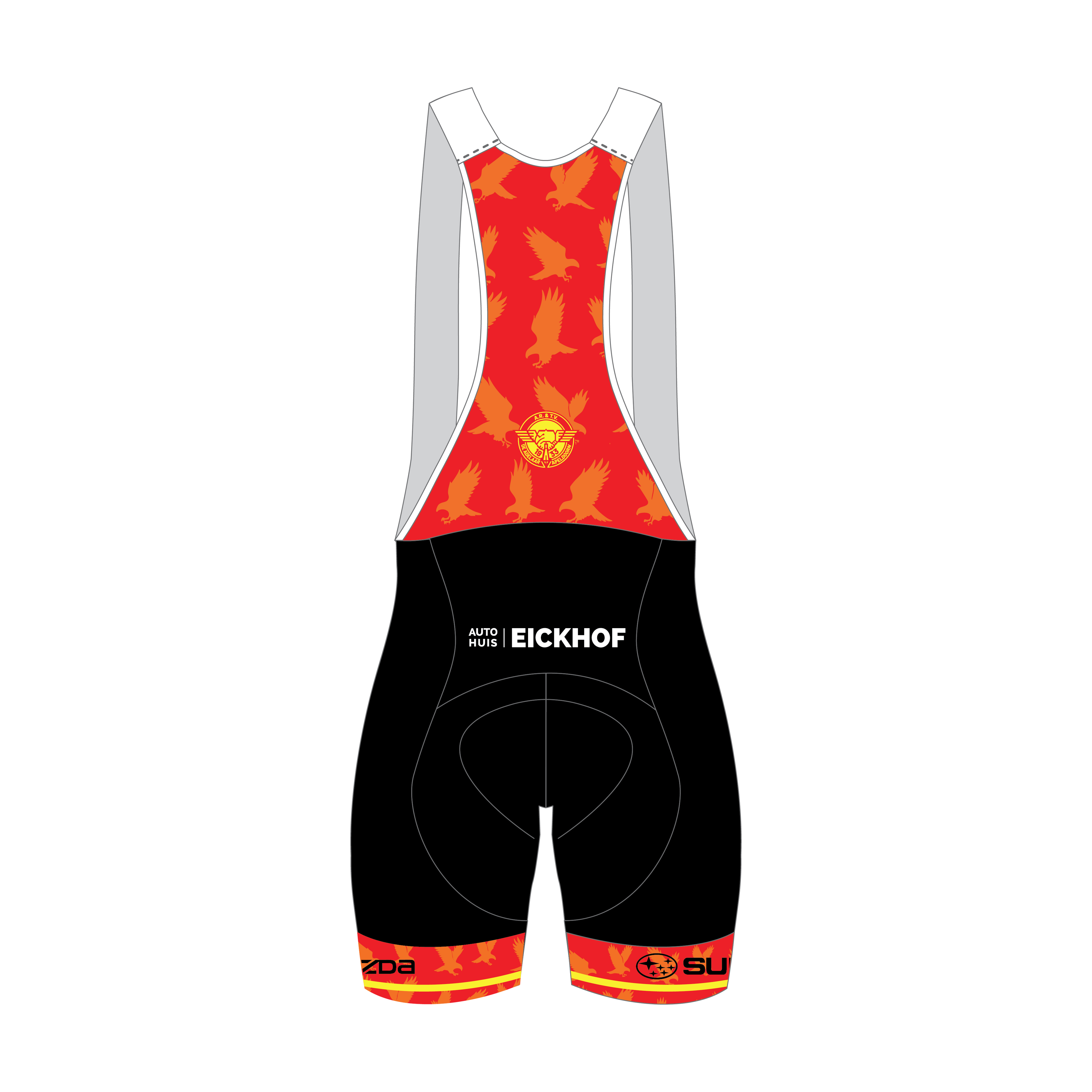Performance bibshort - sublimatie panels